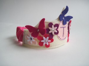 Felt Butterfly Crown with Personalization from Woo Who